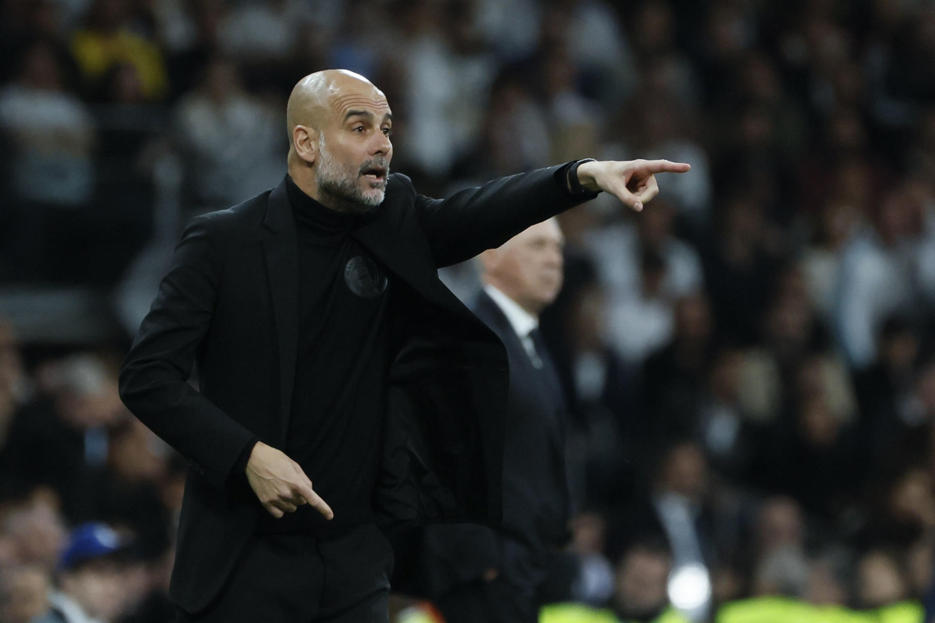 Foto de archivo del entrenador del Manchester, Pep Guardiola. EFE