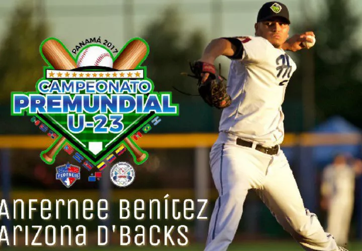 Anfernee Benítez, lanzador de los Diamondbacks de Arizona. Foto: @Fedebeisoficial