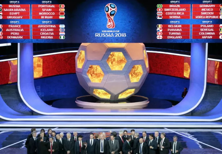 Los ocho grupos del Mundial Rusia 2018.