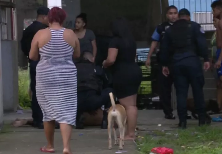 Al lugar llegaron unidades de la Policía Nacional. 