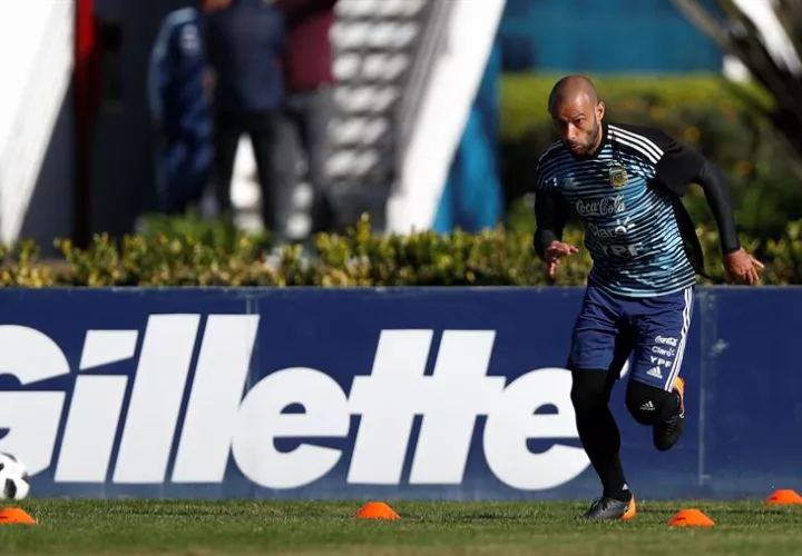 El centrocampista Javier Macherano se encuentra entrenando para llegar a tono al Mundial de Rusia 2018. Foto EF