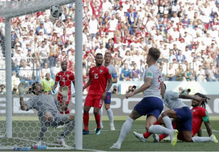 Panamá pierde 5-0 en el primer tiempo. Foto: AP