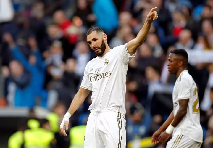 El delantero francés celebra su anotación. Foto: AP