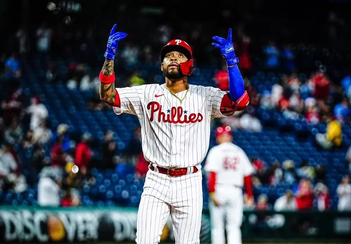 Edmundo Sosa, infielder panameño de los Filis de Filadelfia. Foto: AP