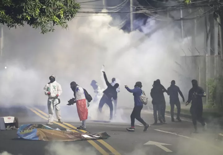 Panamá entra en el onceavo día de protestas contra acuerdo minero.  Foto: EFE 