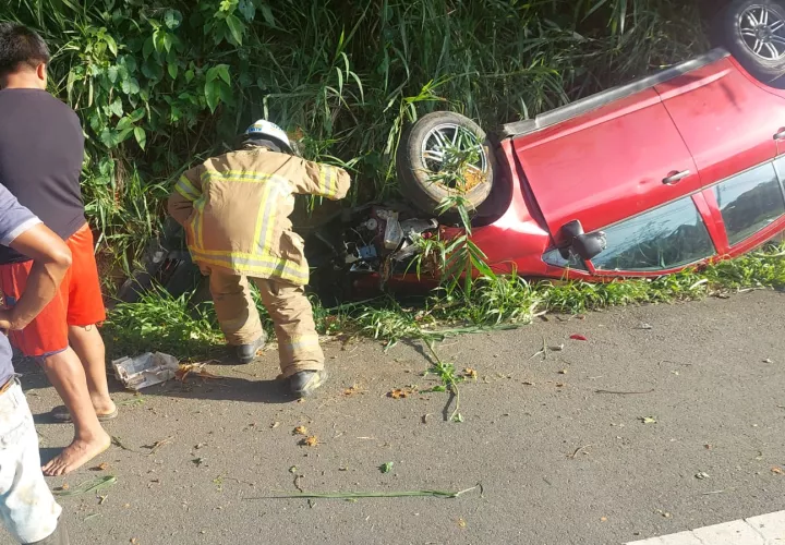 Escena del accidente de tránsito. (Foto: Cortesía)