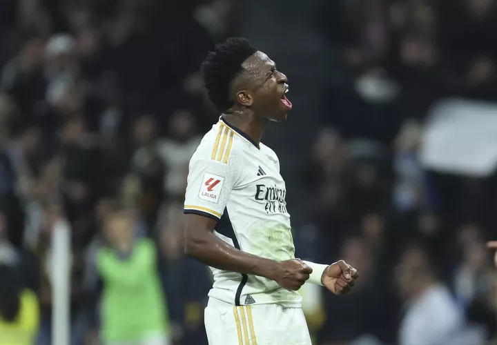 El delantero brasileño del Real Madrid Vinícius Júnior. Foto: EFE