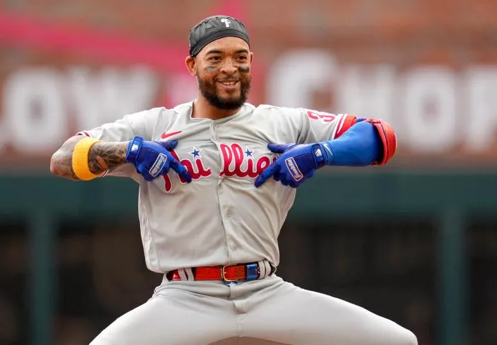 Edmundo Sosa, infielder panameño que juega para los Filis de Filadelfia. Foto: EFE