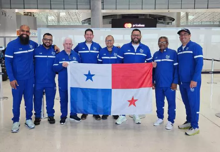 La delegación panameña para este torneo viajó el pasado sábado a la ciudad de Caracas, Venezuela. Foto: Cortesía