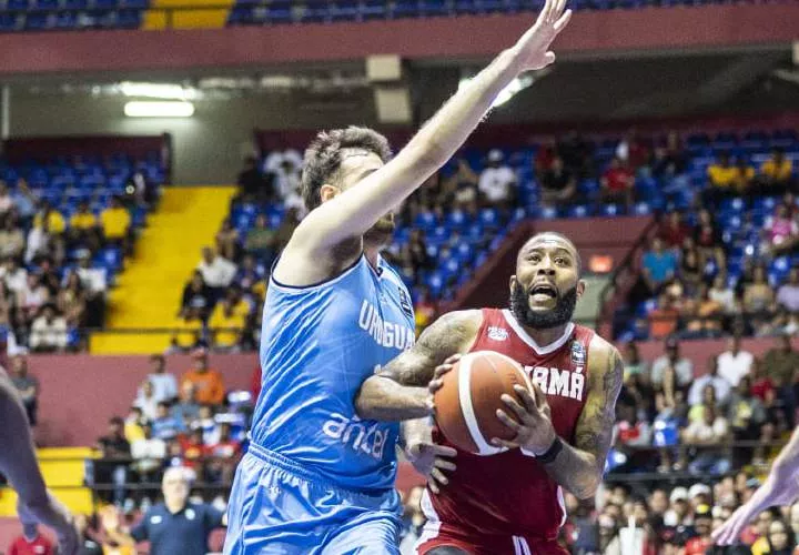 Panamá jugó en la primera ventana ante Brasil y Uruguay, perdiendo ambos encuentros. Foto: Fiba Américas